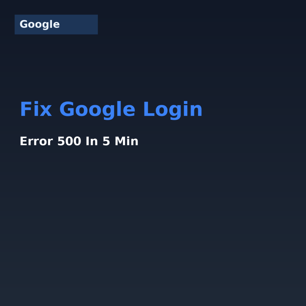 Fix Google Login